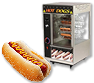 Rent Cleaned and Sanitized Kids Party Hot Dog Machines in Dover